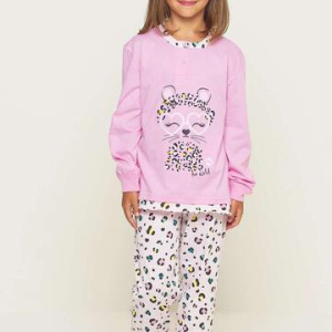 Pigiama da bambina in jersey di cotone Gary U20005 Tg.8/10 anni