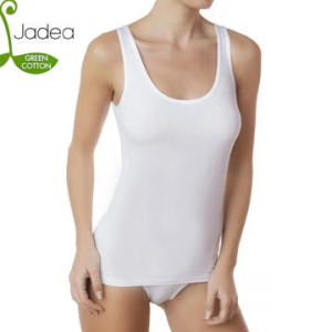 CANOTTA DONNA SPALLA LARGA JADEA GREEN COTTON 2003