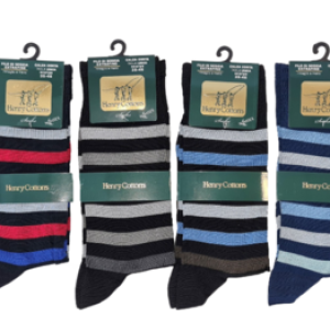 Calza corta da uomo a righe HC516 Henry Cotton’s