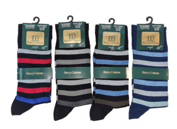 Calza corta da uomo a righe HC516 Henry Cotton’s