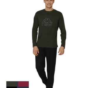 Pigiama uomo in jersey di cotone caldo Kappa KMW25003