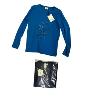 MAGLIA DONNA MANICA LUNGA INTERLOCK FLORA 2579 