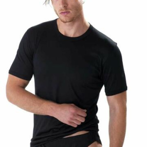 Maglia uomo girocollo filo di Scozia Gicipi 261 Tg.8 NERO