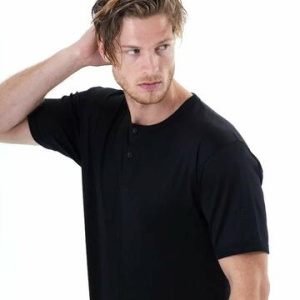 Maglia intima uomo filo di scozia Gicipi 261 Serafino Nero