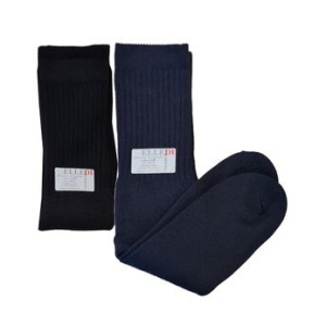 CALZINI SPORTIVI IN SPUGNA UOMO TENNIS SUPER NERO-BLU