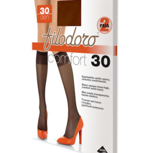 GAMBALETTO VELATO OPACO DONNA FILODORO COMFORT 30- 2 PAIA