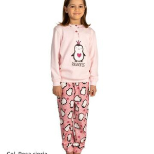 Pigiama da bambina in jersey di caldo cotone Gary 2020 Tg.3/7 anni