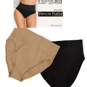 Slip midi pancia piatta in microfibra senza cuciture Intimidea 312270