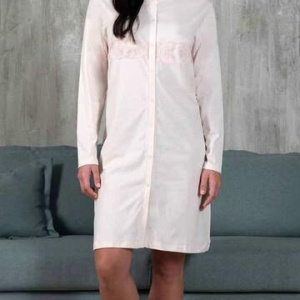 Camicia da notte clinica in jersey di cotone caldo Cippi 3181