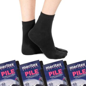 Calzino corto donna in caldo pile Meritex 332