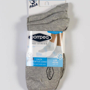 CALZINI SPORTIVI UOMO POMPEA 09511116 BIKE SOCKS- 3 PAIA