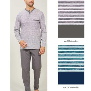 Pigiama uomo in jersey di cotone senza polsini Bip Bip 3724