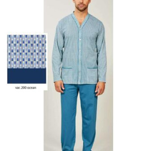 Pigiama uomo aperto in jersey di cotone Bip Bip 3740