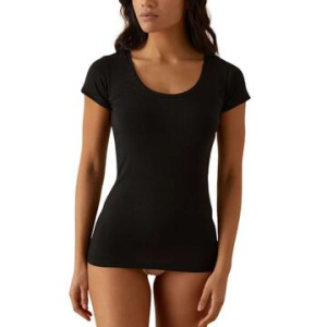 T-shirt donna scollo tondo in cotone modal Jadea 4181