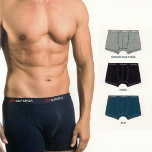 Boxer uomo in cotone elasticizzato Superga 426 (bipack)