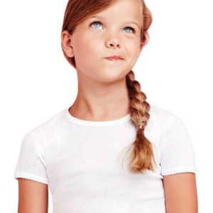 MAGLIA BIMBA MANICA CORTA PROFILO SMERLATO ELLEPI 4290 12-16 ANNI