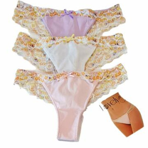 Perizoma donna con pizzo colorato Emy Lovely Girl 4293D