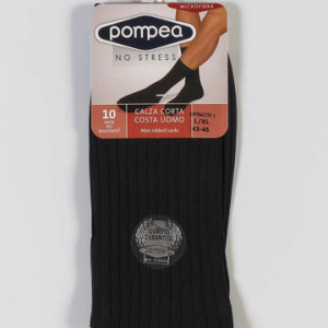 CALZA CORTA COSTA UOMO POMPEA 510061 CALZA U. MICROFIBRA