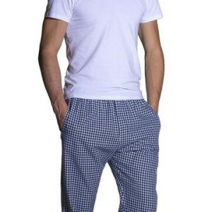 Pantalone pigiama uomo in tessuto camicia Olimpia 506