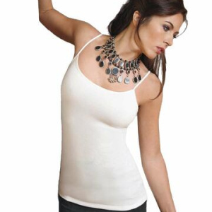 Canottiera donna spalla stretta lana e cotone Rosanna 535 Tg. 7/8