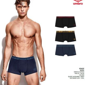 Boxer uomo in cotone elasticizzato Umbro UIB5429