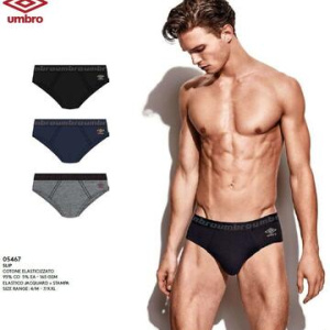 Slip uomo in cotone elasticizzato Umbro UIB5467S