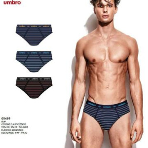 Slip uomo in cotone elasticizzato Umbro UIB5489S