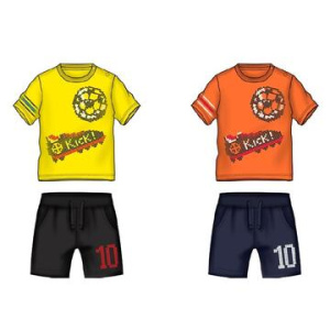 COMPLETO DUE PEZZI BAMBINO T-SHIRT BERMUDA DODIPETTO 56502