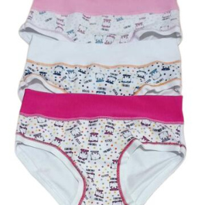 Slip bambina fascia alta in cotone elasticizzato Kika 617/A