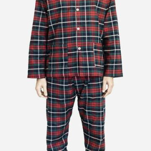 Pigiama uomo aperto in flanella leggera Olimpia 713