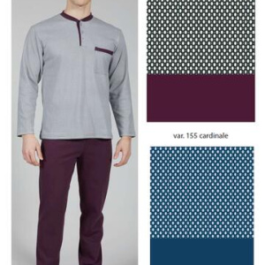 Pigiama uomo in jersey di cotone caldo Bip Bip 7149