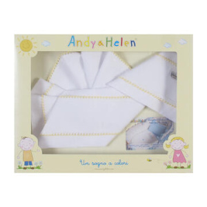 COMPLETO CULLA NEONATO CON TELA AIDA ANDY&HELEN 2/103