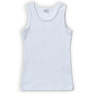 CANOTTA BAMBINA SPALLA LARGA COTONE GARZATO ELLEPI 8221 2-10 ANNI