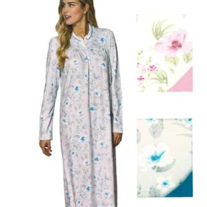 Camicia da notte donna in jersey di caldo cotone Linclalor 92220