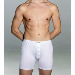 BOXER GAMBA LUNGA UOMO OLIMPIA 355 BIANCO TG.3/6