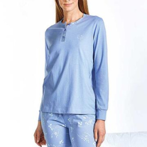 Pigiama donna lungo in jersey di cotone Laura Biagiotti 96848