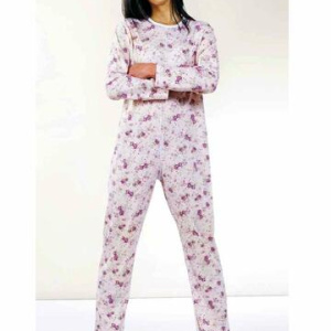 TUTONE ANZIANI DONNA IN COTONE CALDO STELLADUEGI 1002