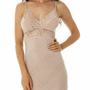 Sottoveste donna con pizzo in micromodal Tramonte A.795