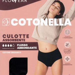 Culotte assorbente LAVABILE in cotone elasticizzato Cotonella ADB63