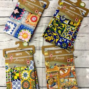 TOVAGLIA ANTIMACCHIA ECOLOGICA AMICA FANCY HOME PER 6 PERSONE