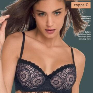 Balconcino imbottito in pizzo Gian Marco Venturi Aurora