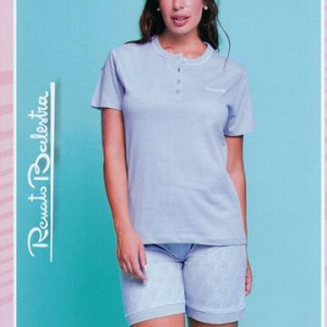 Pigiama donna corto in jersey di cotone Renato Balestra BJ521