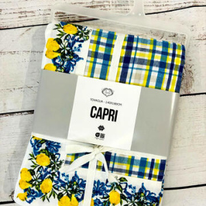 TOVAGLIA CUCINA IN COTONE SOPHIE MAISON CAPRI x12