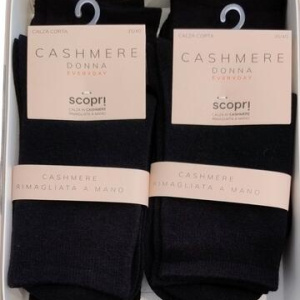 Calzino corto donna in cashmere Scopri Prisco CashmereDC