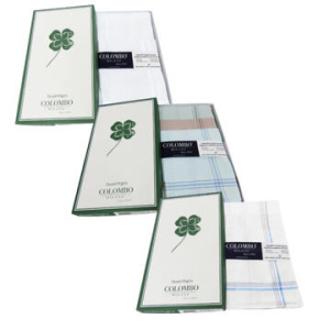 Fazzoletto in cotone uomo Colombo Quadrifoglio