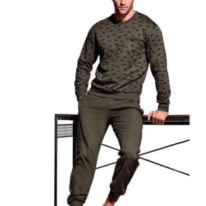 Pigiama in jersey di cotone caldo Infiore Uomo Derby 752971