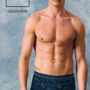 Boxer uomo in cotone elasticizzato Enrico Coveri EB1296