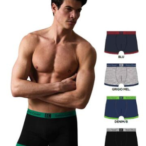 Boxer uomo in cotone elasticizzato Enrico Coveri EB1302