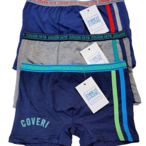 Boxer ragazzo in cotone elasticizzato Enrico Coveri EB4154
