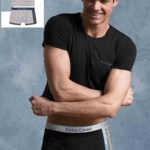 Completo uomo con t-shirt e boxer Enrico Coveri EC1289B